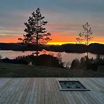 Nordic Design With A View Over Toke Feriehus Drangedal